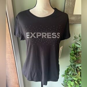 Express Black Tee